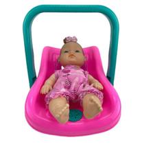 Boneca Bebê Passeio Musical Branca - Nova Toys