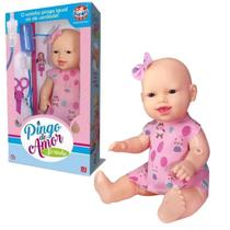 Boneca Bebê Pingo de Amor Sorinho Com Acessórios Boneca Bebê Pingo de Amor Sorinho Com Acessórios
