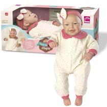 Boneca Bebê Real Alegre Coleção Expressões 5079 - Roma