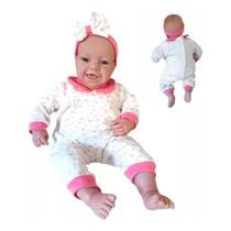 Boneca bebê real coleção expressões alegria - roma 5079