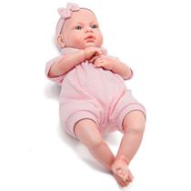 Boneca Bebê Real Estilo Reborn Menina - Roma Brinquedos