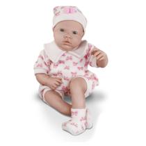 Boneca Bebê Real Premium Menina 46cm - Roma Brinquedos Boneca Bebê Real Premium Menina 46cm - Roma Brinquedos