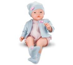 Boneca Bebê Real Premium Menina 50cm - Roma Brinquedos