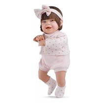 Boneca Bebê Real Reborn Pesadinha 40cm C/ Cheirinho E Certidão de Nascimento - Roma Boneca Bebê Real Reborn Pesadinha 40cm C/ Cheirinho E Certidão de Nascimento - Roma