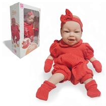 Boneca Bebê Real Recém Nascida Coleção Baby Reborn 42cm