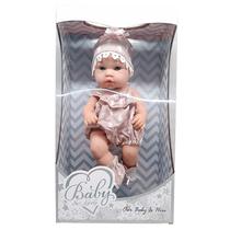 Boneca Bebê Realista Baby So Lovely Média 32cm com Roupa Rosa 210-6 - Dorémi