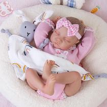 Boneca Bebê Realista Milidool 43cm - Corpo de Silicone