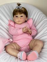 Boneca Bebê Reborn Ana Dolls 50cm Vinil Silicone