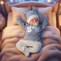 Boneca Bebê Reborn BABESIDE 20" Menino Dormindo com Acessórios