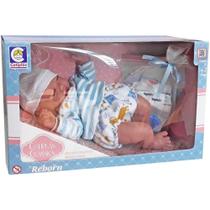 Boneca bebe reborn classics menino 44cm cotiplas Boneca bebe reborn classics menino 44cm cotiplas