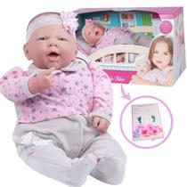 Boneca Bebê Reborn Gatinha - Brastoy<br><br> - Artigos infantis - Afonso  Pena, São José dos Pinhais 1256950922