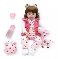 Boneca Bebê Reborn Corpo 100% Silicone