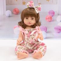 Boneca Bebe Reborn Corpo de Silicone Pode dar Banho