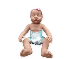 Boneca Bebê Reborn De Silicone Pode Dar Banho