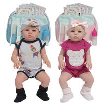 Boneca Bebê Reborn Gêmeos Realistas Com Lindos Acessórios Boneca Bebê Reborn Gêmeos Realistas Com Lindos Acessórios