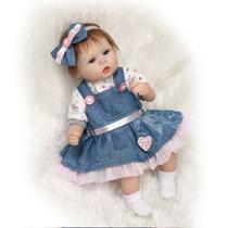 Boneca Bebê Reborn Jeans Carla Boneca Bebê Reborn Jeans Carla