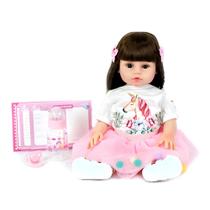 Boneca Bebê Reborn Kyle 45 cm Corpo 100% Vinil 1814