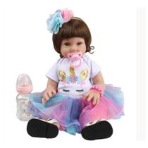 Boneca Bebê Reborn Laura Baby Christy 40cm - Shiny Toys - 7898638894909