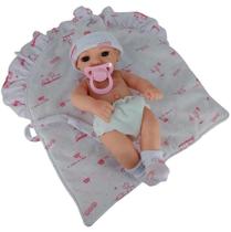 Boneca Bebe Reborn Laura Baby Mini Isabelly 100% Vinil
