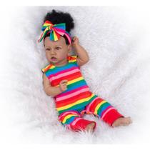 Boneca Bebê Reborn Lorena Corpo Inteiro Silicone P/ Dar Banho