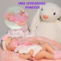 Boneca Bebê Reborn Luna Luxo Premium Com Acessórios Day Luna
