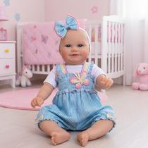 Boneca Bebê Reborn Maddie Realista Corpo De Silicone com Acessorios