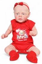 Boneca Bebê Reborn Mariana Realista Corpo de Silicone - Mundo Kids