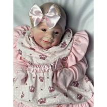 Boneca Bebe Reborn Menina Boneca Realista Com Acessorios Original 100% Vinil Grande april