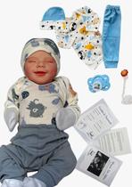 Boneca Bebe Reborn Menina Boneca Realista Com Acessorios Original 100% Vinil Grande april