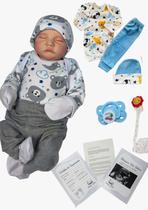 Boneca Bebe Reborn Menina Boneca Realista Com Acessorios Original 100% Vinil Grande Laura