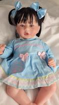 Boneca Bebê Reborn Menina Corpo Silicone Pode Molhar