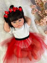 Boneca Bebê Reborn Menina Feita à Mão Enxoval e Acessórios Boneca Bebê Reborn Menina Feita à Mão Enxoval e Acessórios