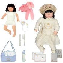 Boneca Bebe Reborn Menina Isabela Barata + Enxoval Completo