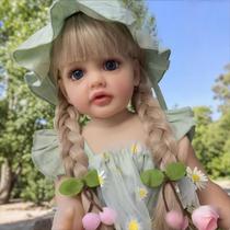 Boneca Bebê Reborn Menina Realista BabeNook 55 cm com Roupas