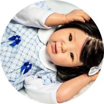 Boneca Bebe Reborn Menina Realista Japonesa
