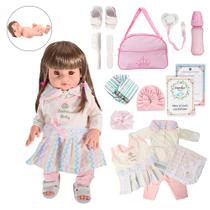 Boneca Bebe Reborn Menina Turbante Silicone Barata Realista - Cegonha Reborn Dolls