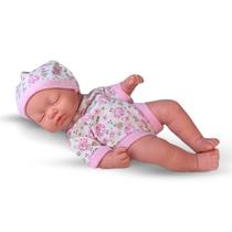 Boneca Bebê Reborn Mini Cheirinho Amor Petit Dormindo 23 Cm