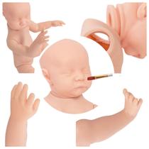 Boneca Bebê Reborn Molde Lívia 42cm Corpo 100% Silicone