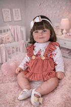 Boneca Bebê Reborn Pintura Realista Sophia 52cm Mundo KIds Boneca Bebê Reborn Pintura Realista Sophia 52cm Mundo KIds