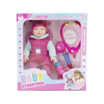 Boneca Bebê Reborn Primeira Consulta Medica Doutora - Bhstore