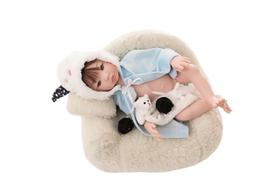 Boneca Bebê Reborn Princesa com 20 Acessórios