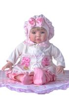 Boneca Bebê Reborn Princesa Larinha Loira 53Cm 20 Acessórios