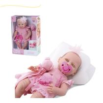 Boneca bebe reborn que fecha os olhos bonequinha bb reborni realista com cheirinho de nenem riborni reborne bebezao riborne brinquedo fehca os olhos