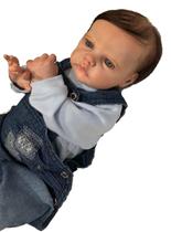Boneca bebê Reborn Rafael com corpo inteiro siliconado