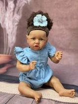 Boneca Bebê Reborn Realista 48cm Original Kit Acessórios Conjunto Roupa Mamadeira Chupeta