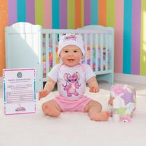 Boneca Bebê Reborn Realista Angel Corpo De Silicone
