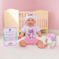 Boneca Bebê Reborn Realista Angel Corpo De Silicone