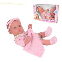 Boneca bebe reborn realista bonequinha bb riborn real bonecona nenem reborne de verdade baby riborni realistica riborne com acessorio mantinha flanela