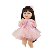 Boneca Bebê Reborn Realista De 55CM, Corpo Inteiro Em Silicone Macio, Presente De Aniversário Para