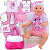 Boneca Bebê Reborn Realista Em Silicone Mazie Angel Com Bolsa Maternidade Pode Dar Banho Envio Imediato - VR TOYS Boneca Bebê Reborn Realista Em Silicone Mazie Angel Com Bolsa Maternidade Pode Dar Banho Envio Imediato - VR TOYS